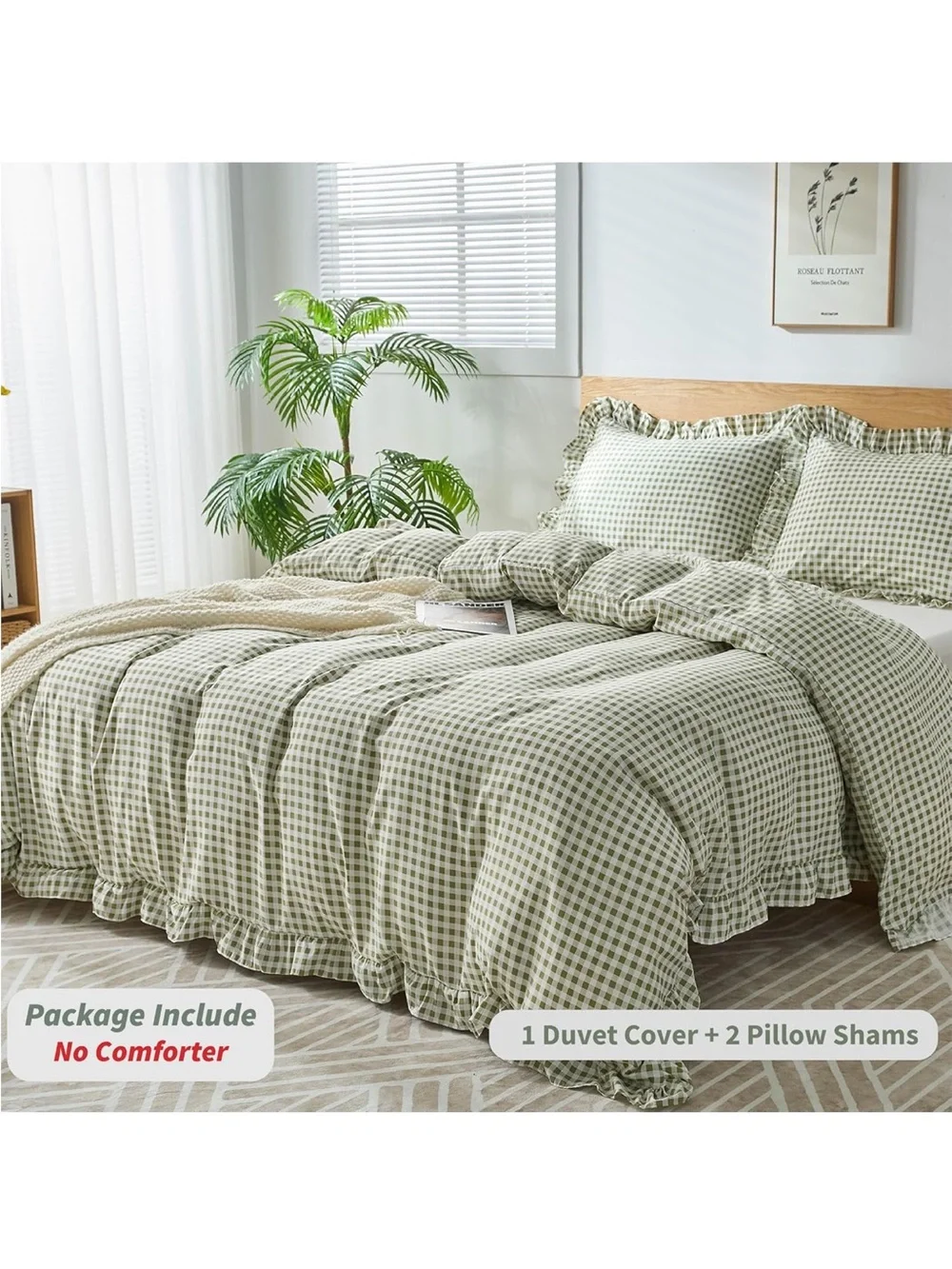 Kisswish gingham duvet